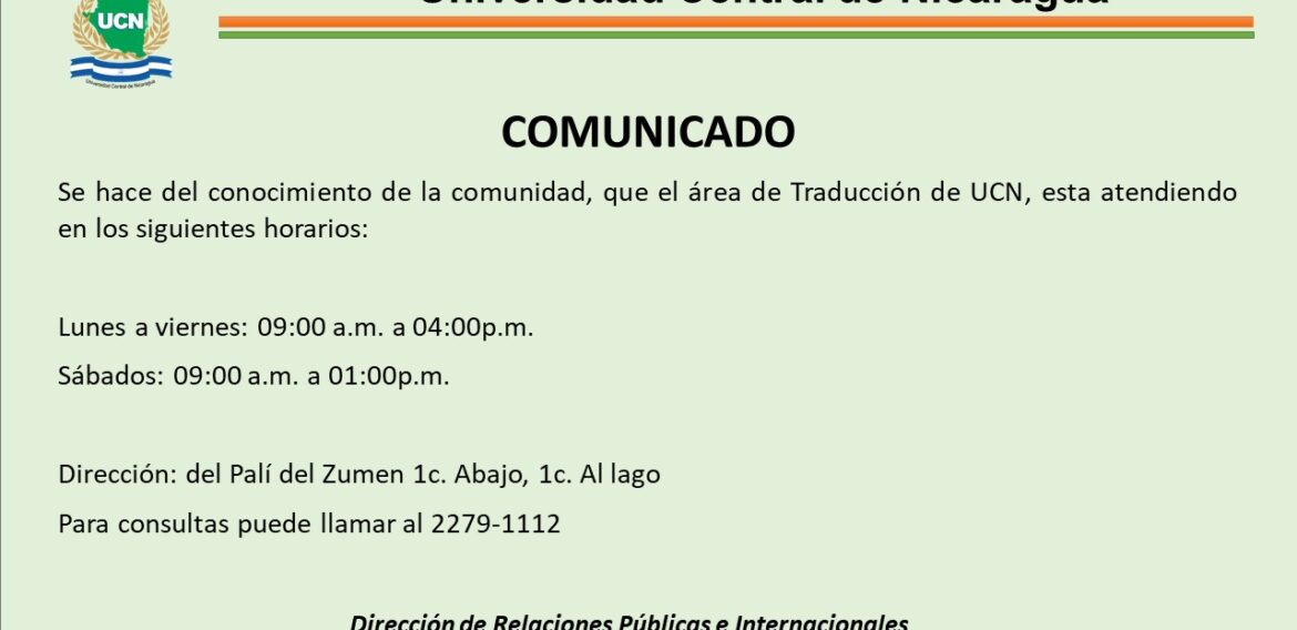 Comunicado