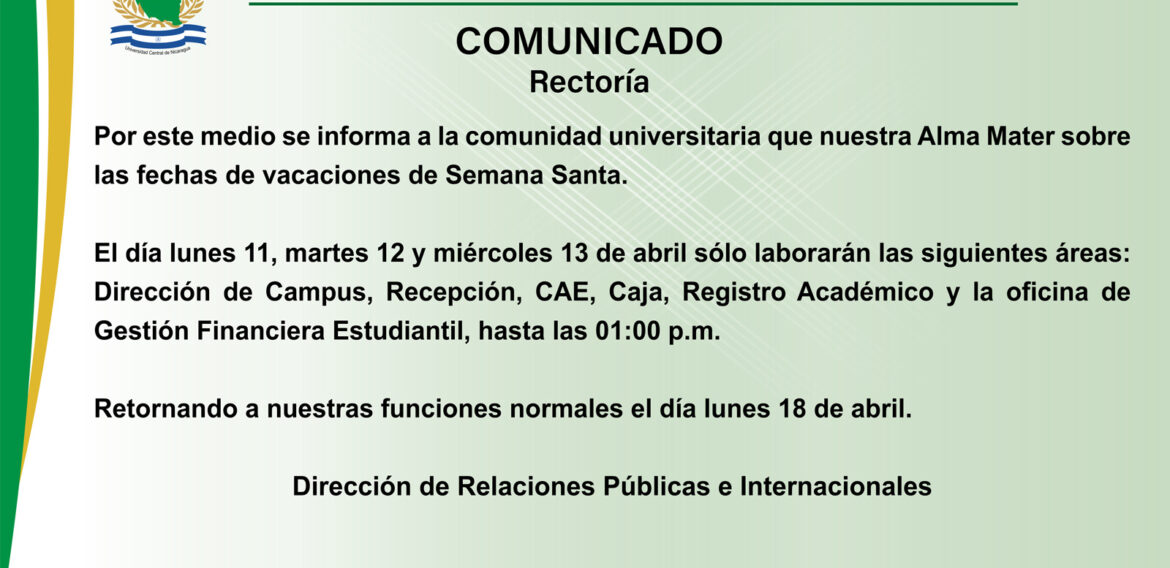 Comunicado