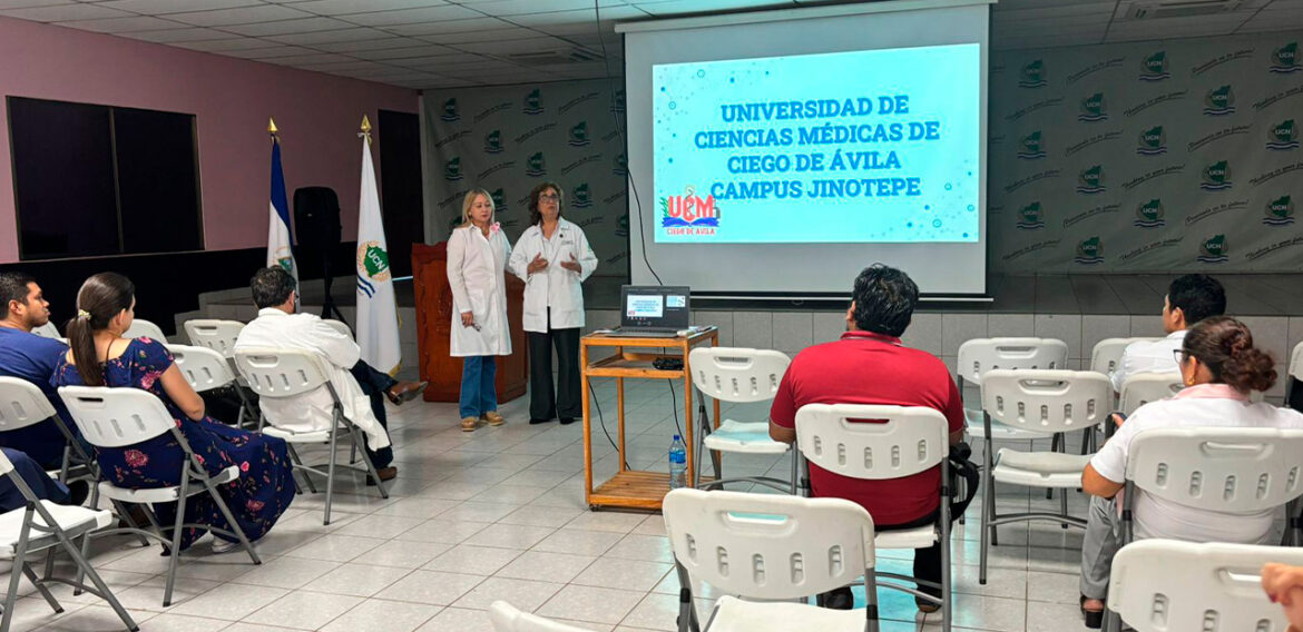 Presentación de la carrera de Medicina de la UCMCAV, en Sede Jinotepe.