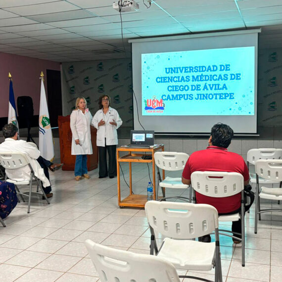 Presentación de la carrera de Medicina de la UCMCAV, en Sede Jinotepe.